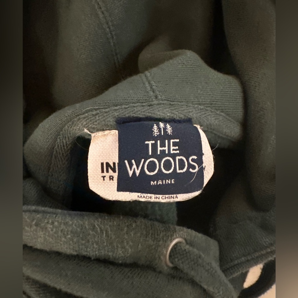 Evergreen Hoodie with Tree Embroidery - Picture 3 of 4
